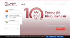 Desktop Screenshot of pomorskibiznes.org