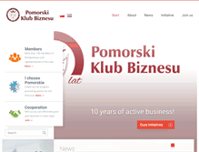 Tablet Screenshot of pomorskibiznes.org